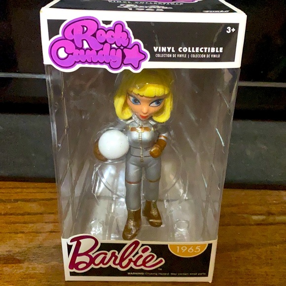 Funko Rock Candy: 1965 Barbie Astronaut Figure - 5 Inch Stylized Collectible